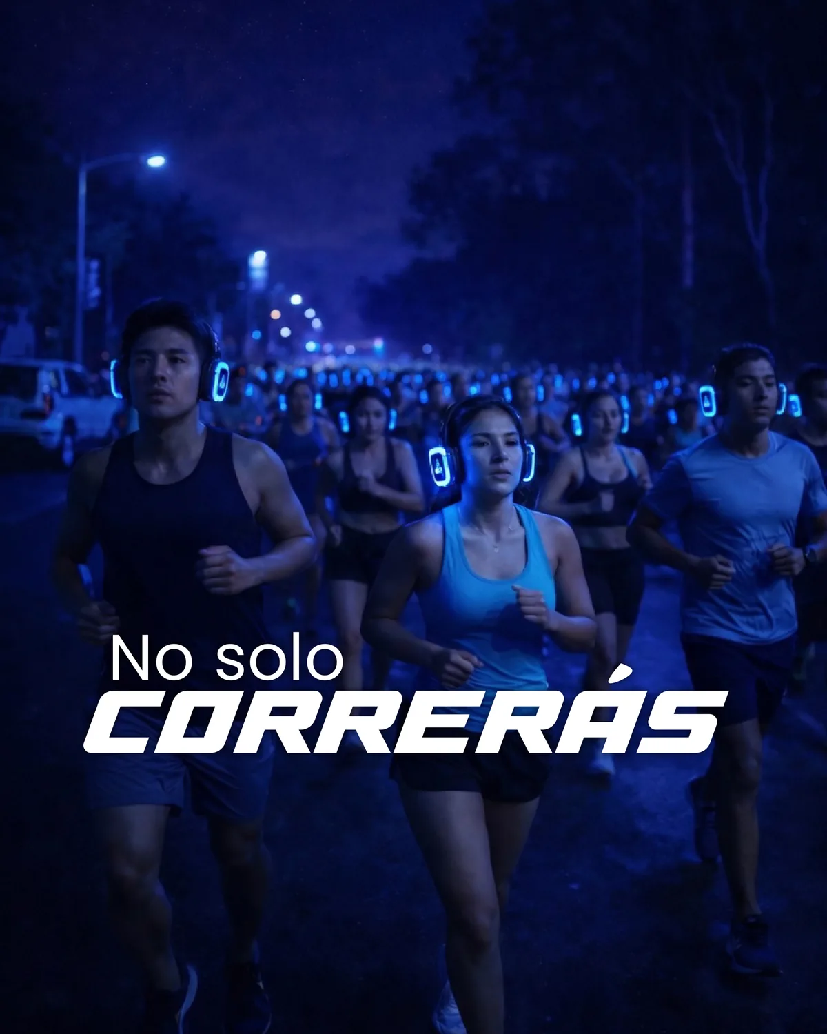 No solo correrás