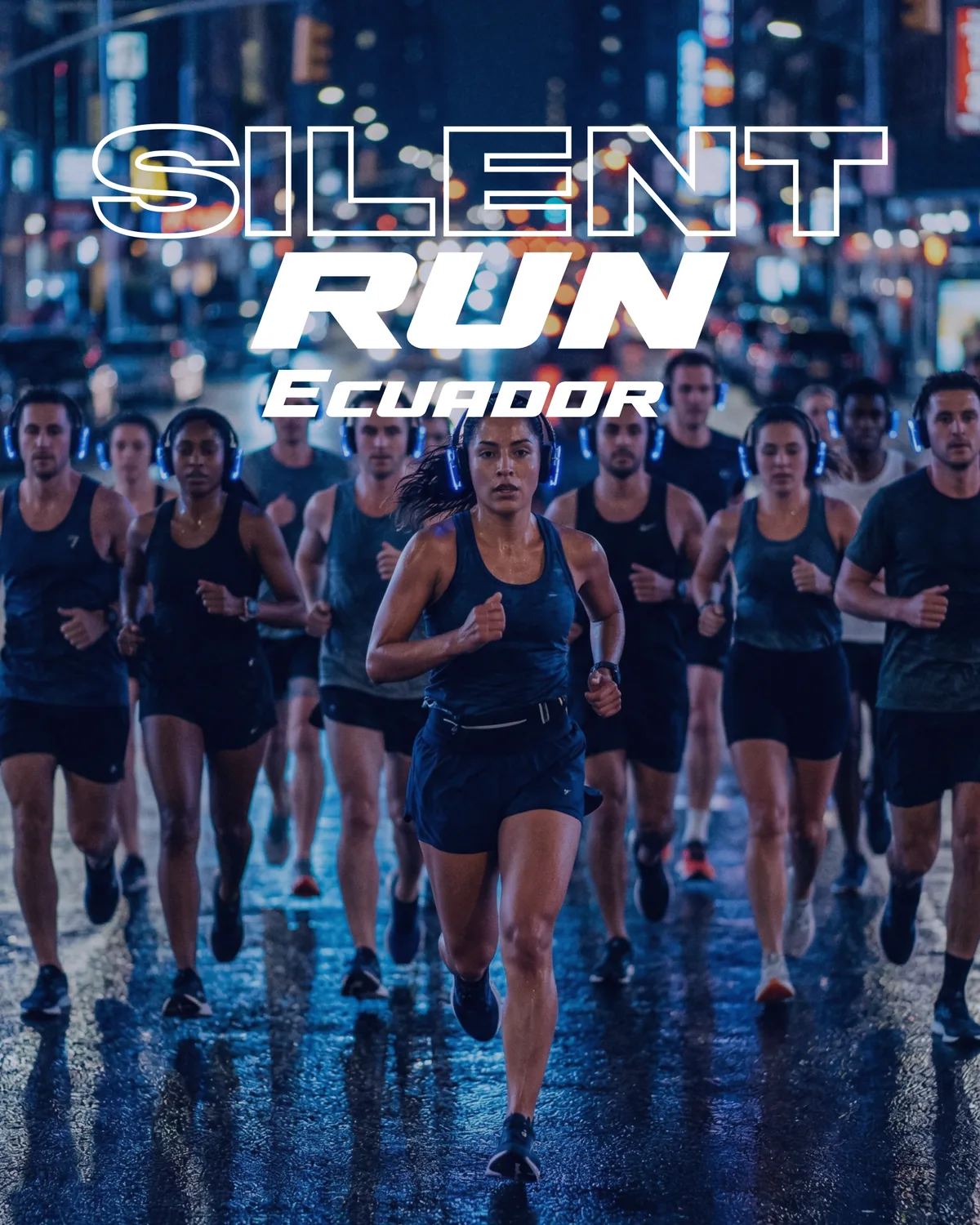 Silent Run Ecuador runners